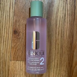 NEW Clinique Clarifying Lotion Facial Exfoliator 2 Toner Dry Combination Skin